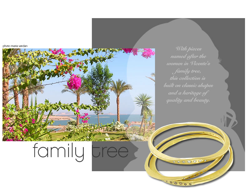 18kt fine jewelry family tree collection